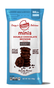Blue Angels Elementary PTA - Classic Minis Pre-Baked Cookies - Double Chocolate Brownie with Hershey's®