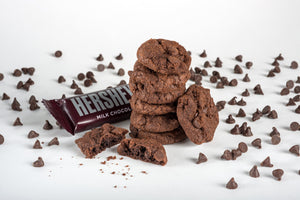 Brentwood Elementary - Classic Minis Pre-Baked Cookies - Double Chocolate Brownie with Hershey's®