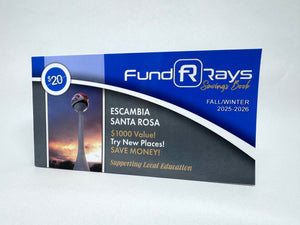 Brown Barge Middle - ESCAMBIA and SANTA ROSA Counties FundRays Savings Book - Fall/Winter 2025-2026