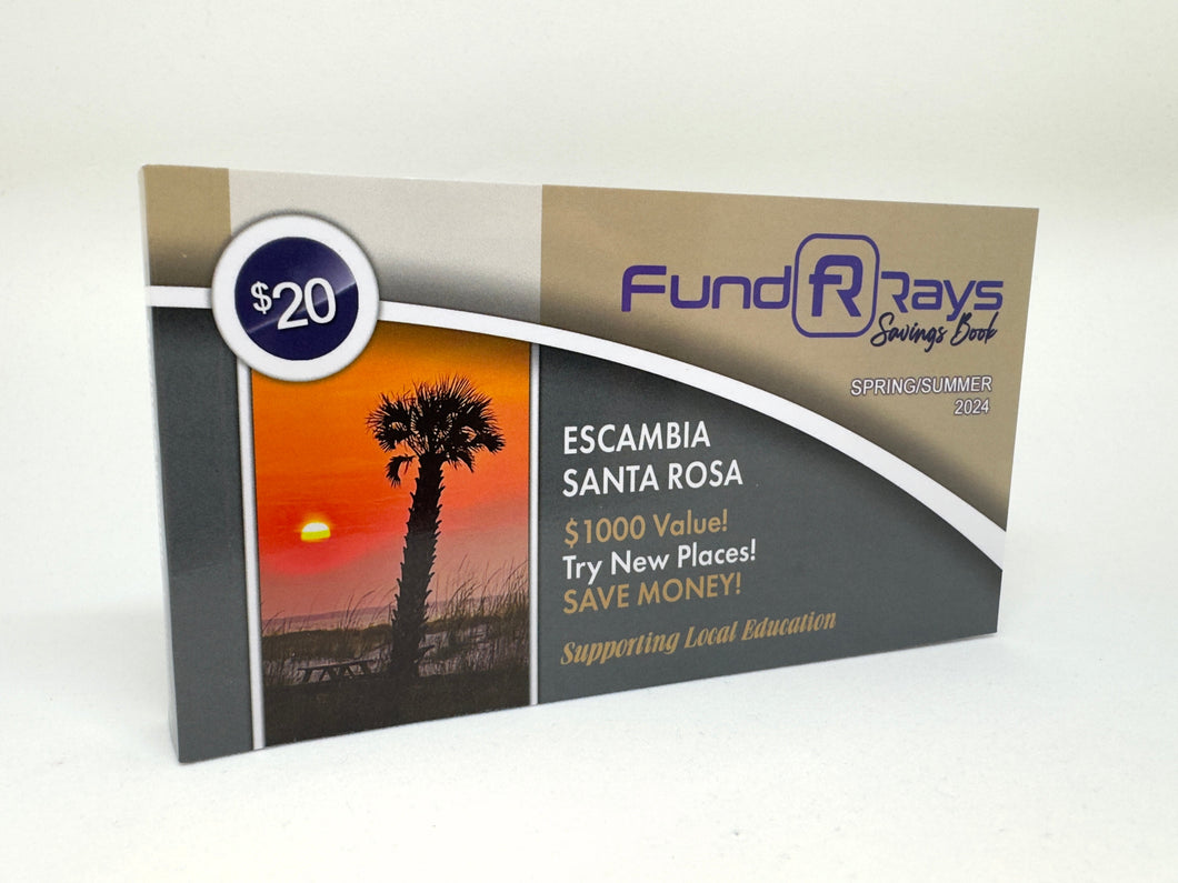East Bay K-8 - ESCAMBIA and SANTA ROSA Counties FundRays Savings Book - Spring/Summer 2024