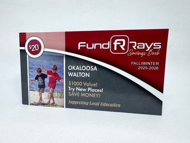Brown Barge Middle - OKALOOSA and WALTON Counties FundRays Savings Book - Fall/Winter 2025-2026