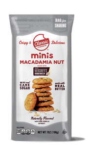 King Middle - Classic Minis Pre-Baked Cookies - Macadamia Nut with Hershey's® White Chips