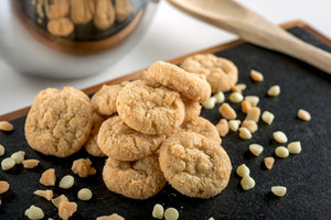 Corpus Christi Catholic - Classic Minis Pre-Baked Cookies - Macadamia Nut with Hershey's® White Chips